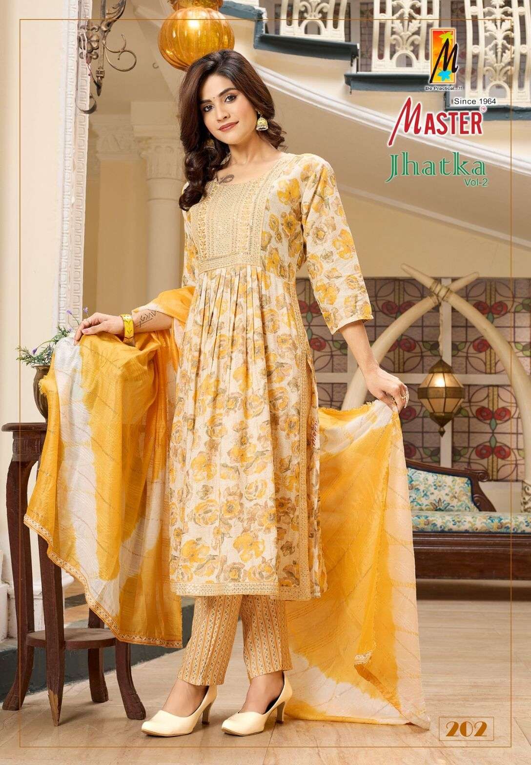 JHATKA VOL-2 BY MASTERS CAPSULE PRINT THREE SIDE WORK WITH FANCY DUPATTA 