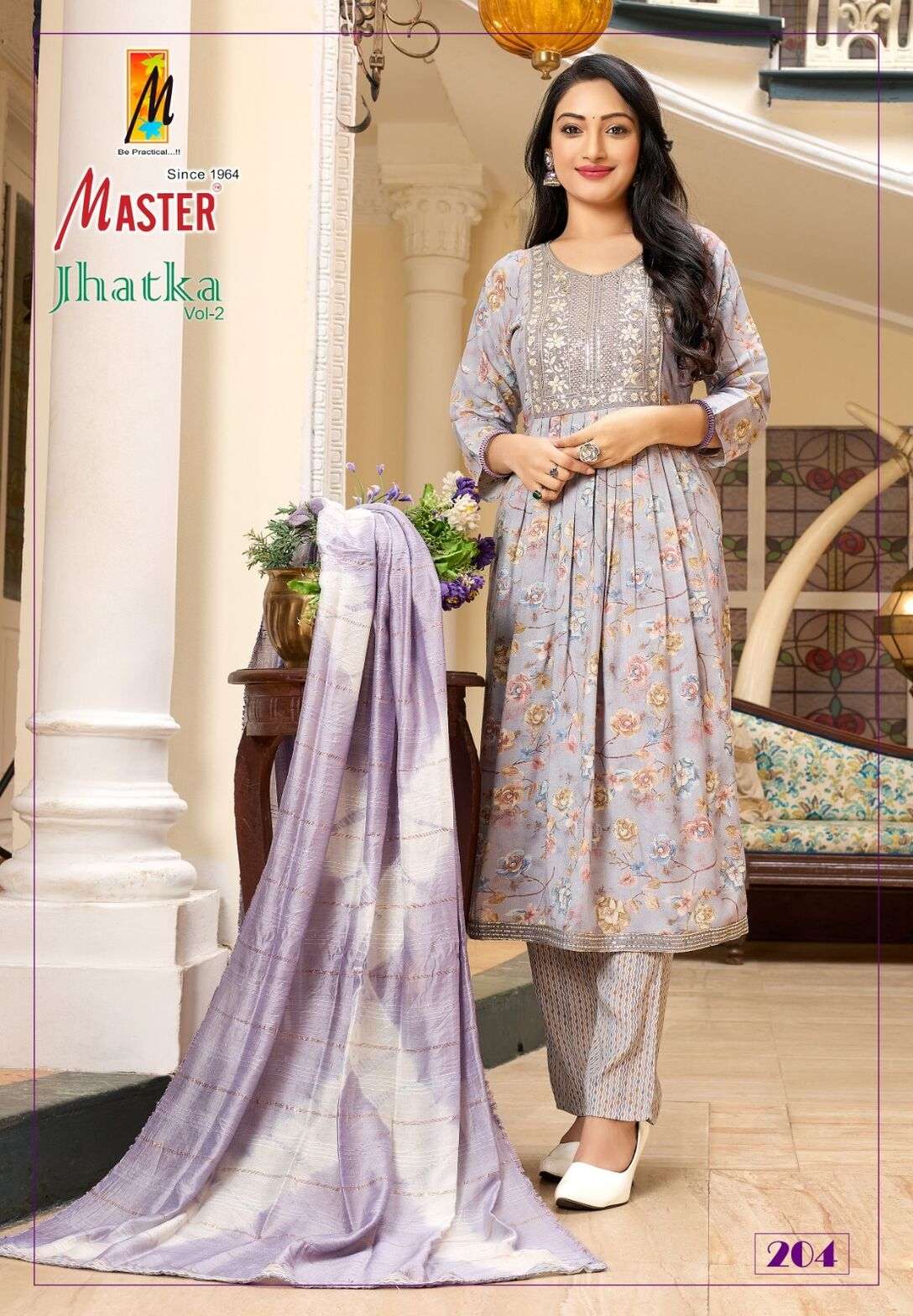 JHATKA VOL-2 BY MASTERS CAPSULE PRINT THREE SIDE WORK WITH FANCY DUPATTA 