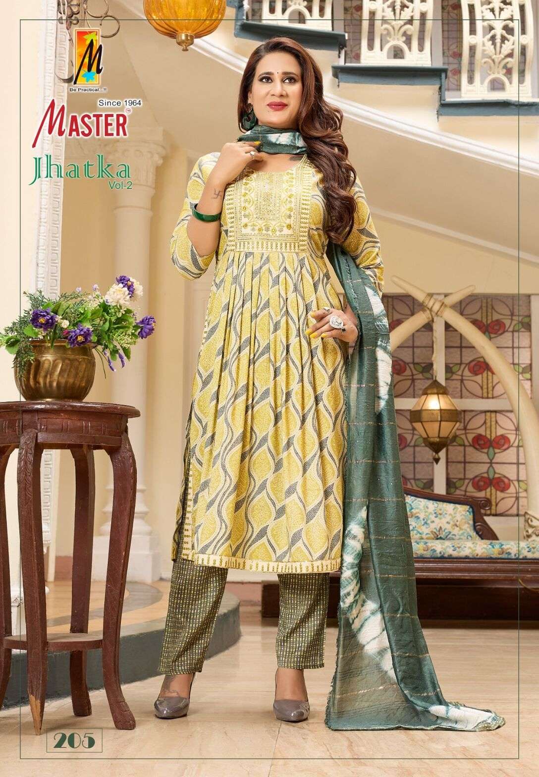 JHATKA VOL-2 BY MASTERS CAPSULE PRINT THREE SIDE WORK WITH FANCY DUPATTA 
