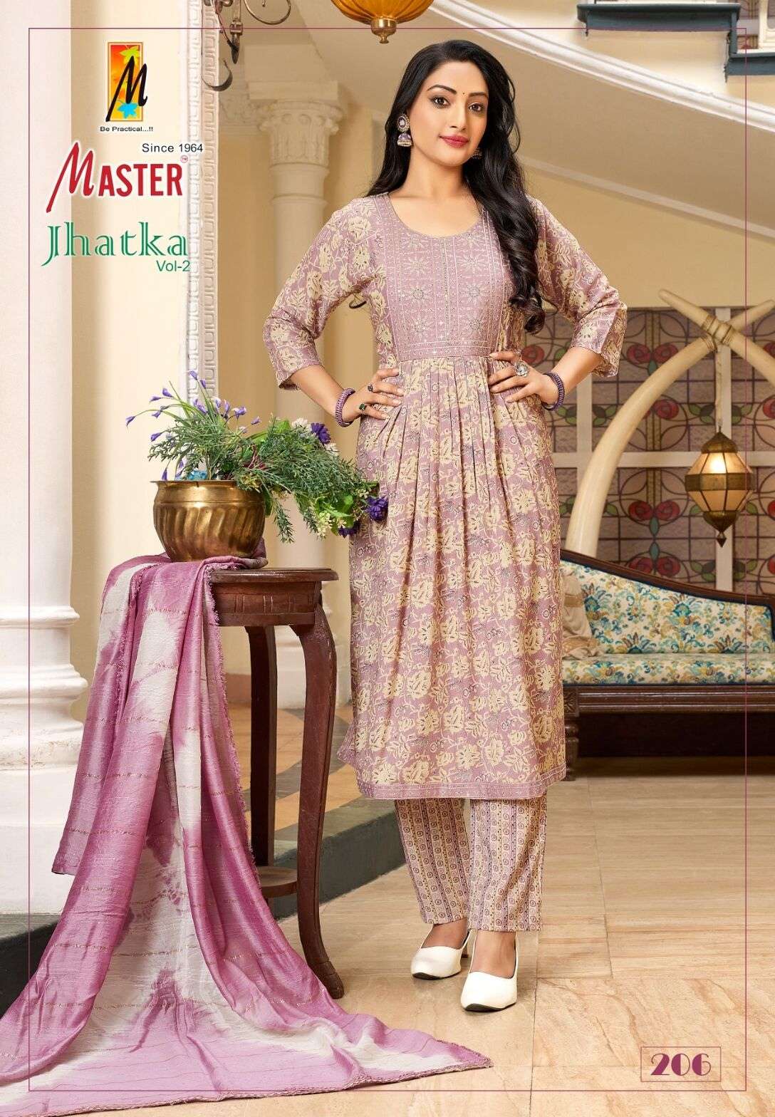 JHATKA VOL-2 BY MASTERS CAPSULE PRINT THREE SIDE WORK WITH FANCY DUPATTA 