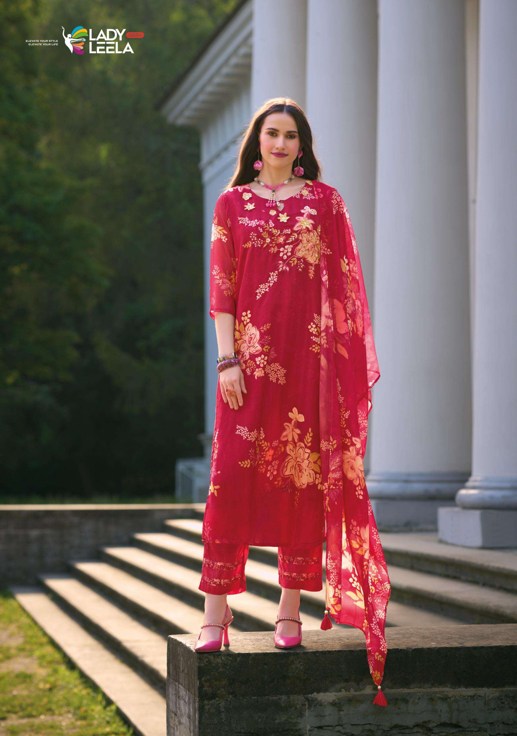 LADY LEELA PRESENT NEW CATALOG RUBINA VOL-2 WITH DIGITAL PRINT DUPATTA 