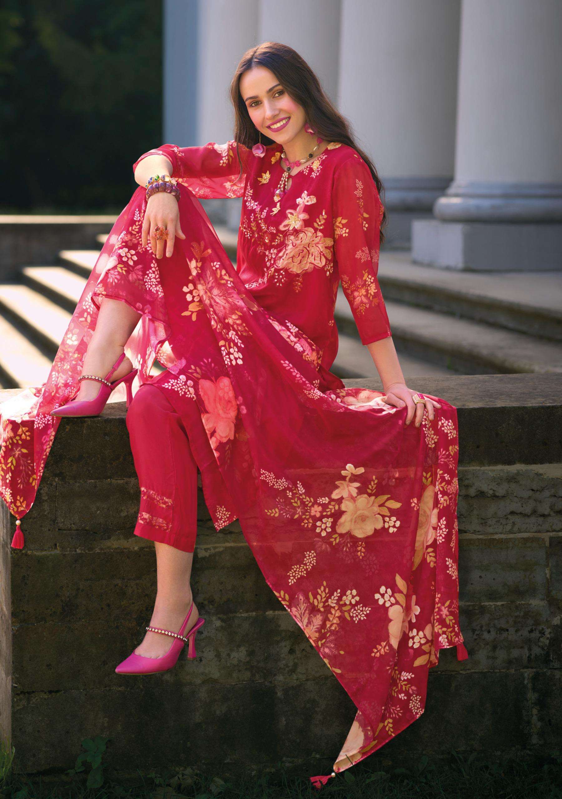 LADY LEELA PRESENT NEW CATALOG RUBINA VOL-2 WITH DIGITAL PRINT DUPATTA 