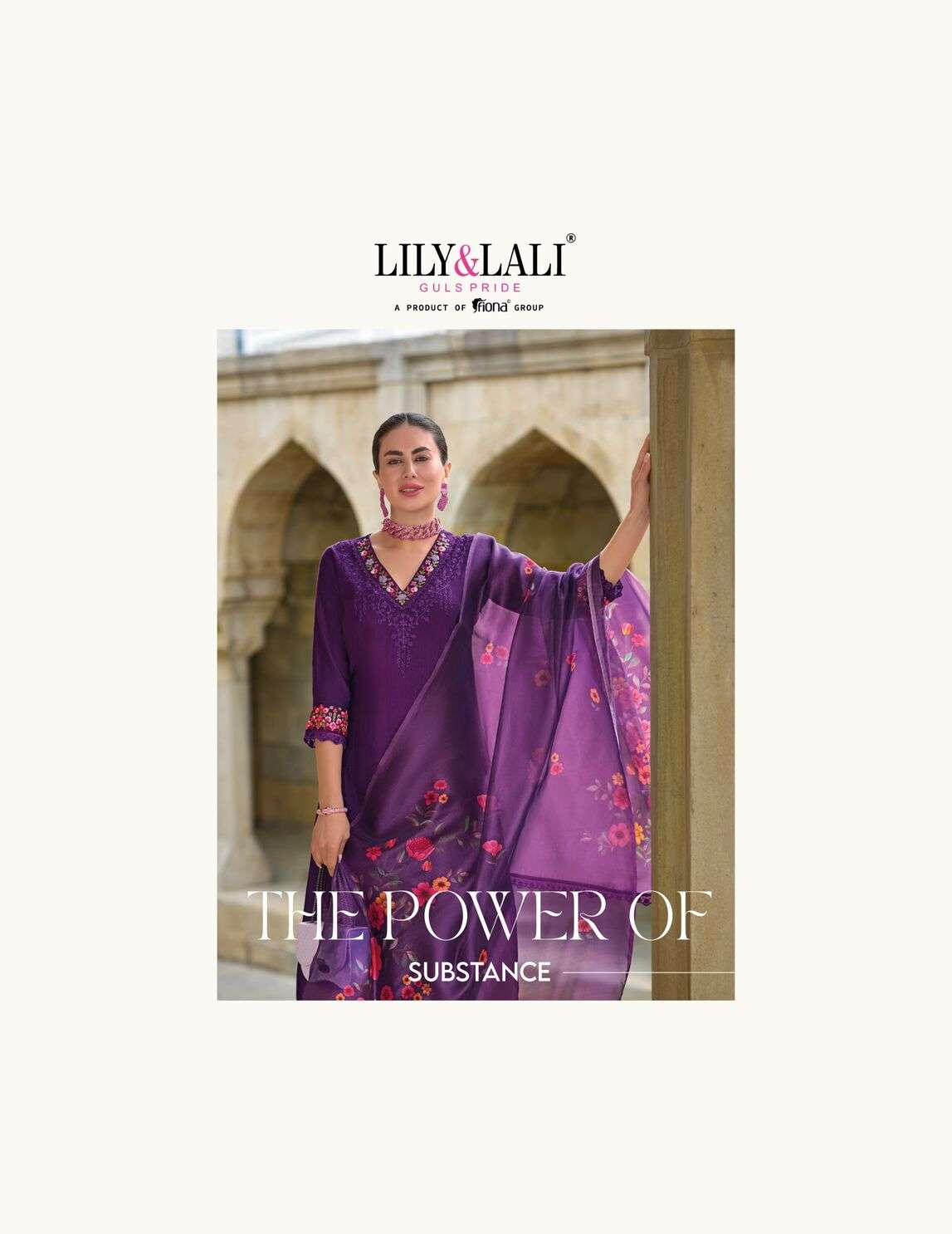 MALVIKA VOL-2 BY LILY & LALI KURTI DUPATTA & PURE VISCOSE PANT WITH ORGANZA EMBROIDERY LACE 