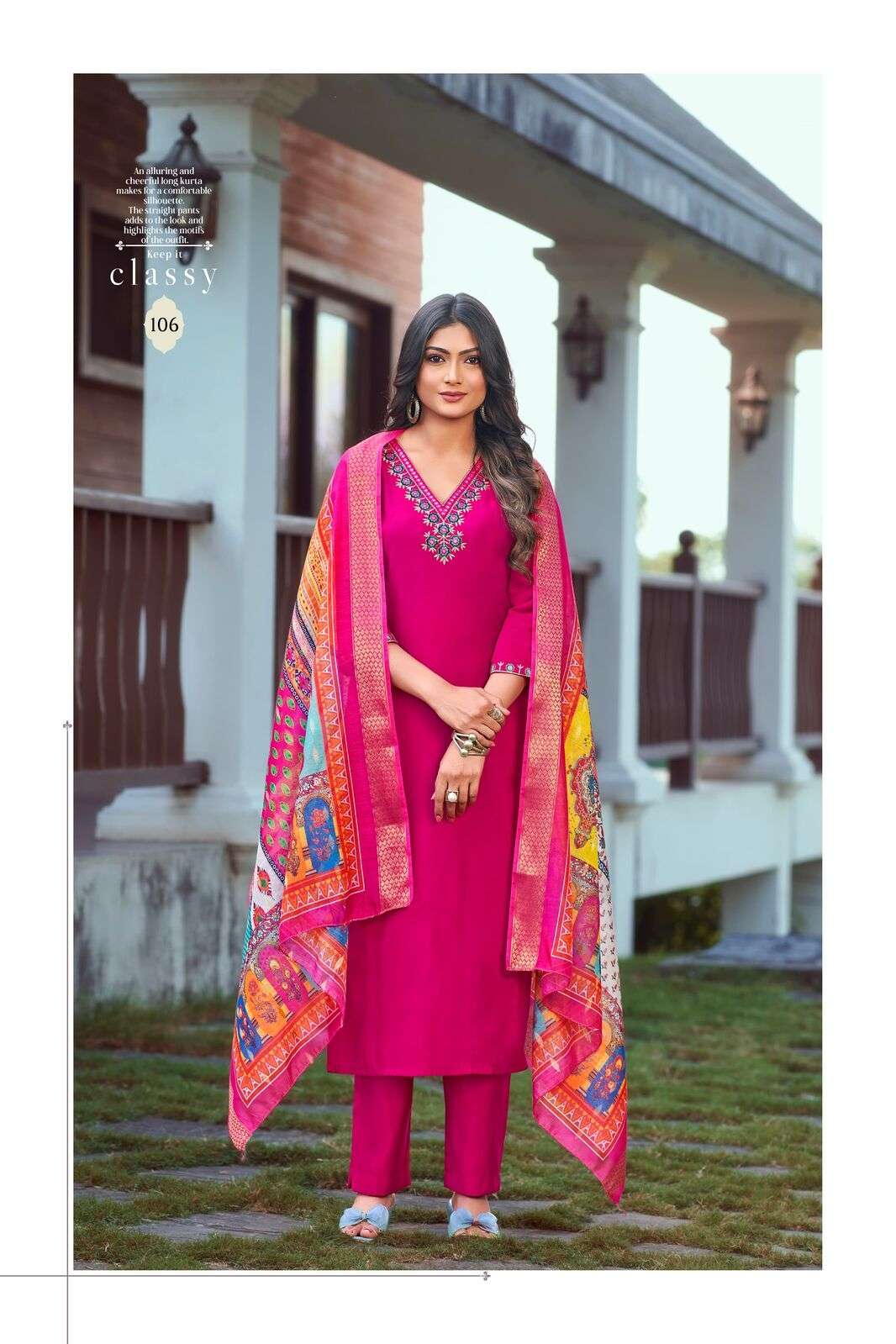NOORIE VOL-3 BY OSSM HEAVY EMBROIDERY PURE VISCOSE ROMAN SILK WITH POCKET 