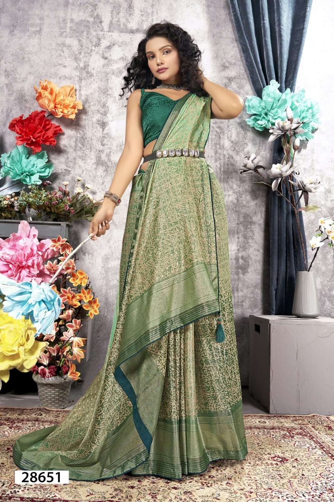 PARVANA VOL-2 BY VALLABHI BRASSO FABRIC BEAUTIFUL SAREES 