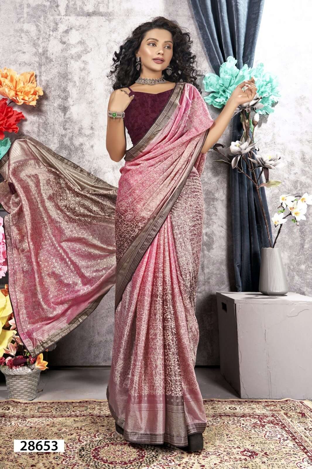 PARVANA VOL-2 BY VALLABHI BRASSO FABRIC BEAUTIFUL SAREES 