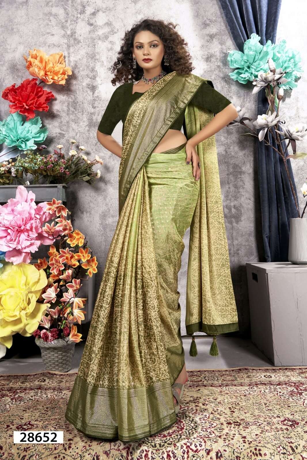 PARVANA VOL-2 BY VALLABHI BRASSO FABRIC BEAUTIFUL SAREES 