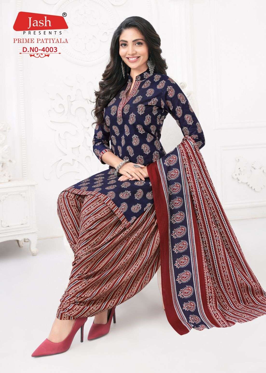 PRIME PATIYALA VOL-4 BY JASH PURE COTTON READYMADE WEAR WITH DUPATTA 