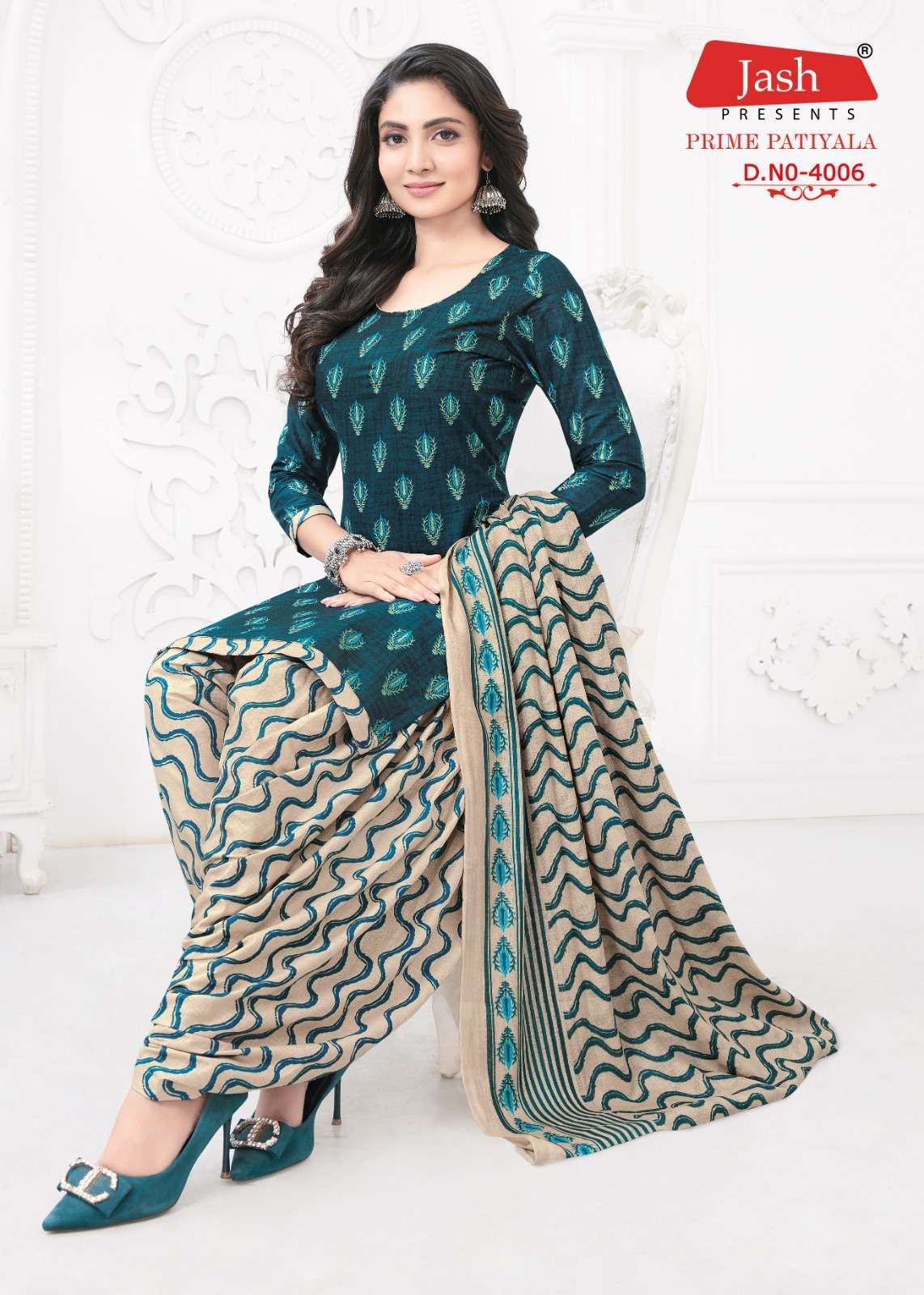 PRIME PATIYALA VOL-4 BY JASH PURE COTTON READYMADE WEAR WITH DUPATTA 