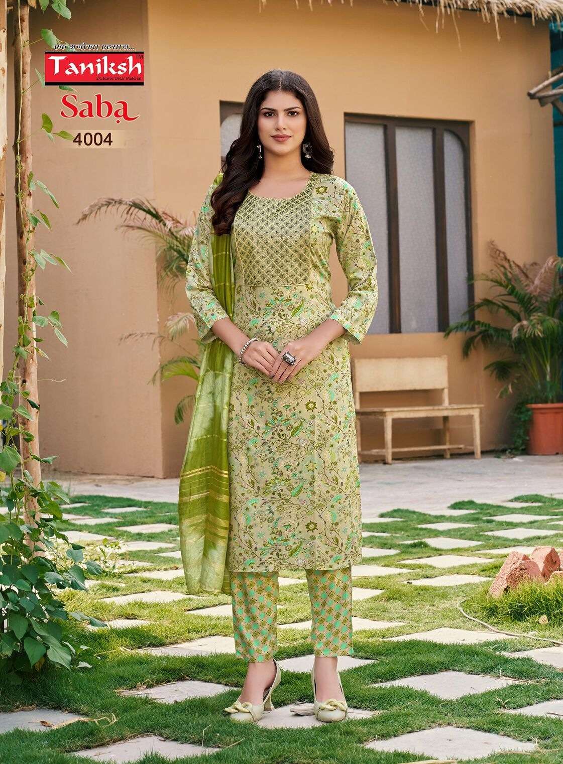 SABA VOL-3 BY TANIKSH RAYON FOIL PRINT & EMBROIDERY WORK WITH POCKET 