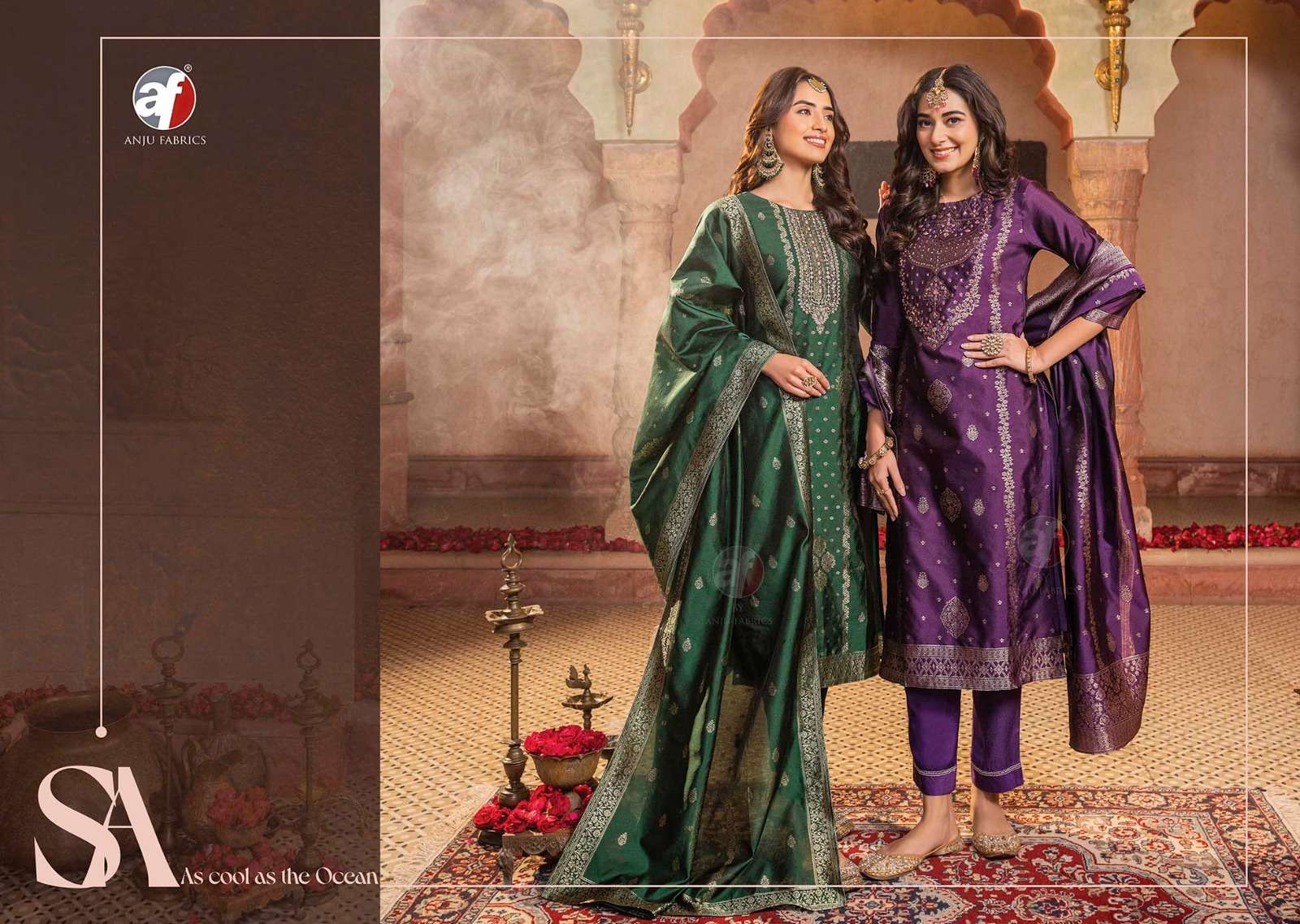 SILK AFFAIR VOL-3 BY ANJU FABRICS BANARASI SILK WITH JACQUARD DUPATTA 