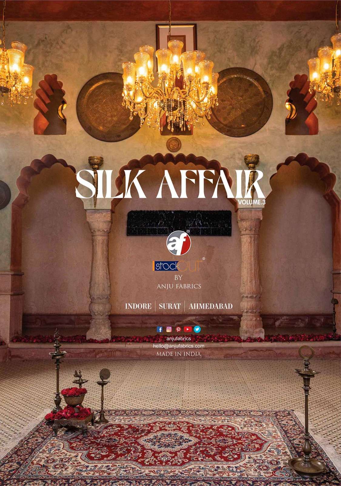 SILK AFFAIR VOL-3 BY ANJU FABRICS BANARASI SILK WITH JACQUARD DUPATTA 