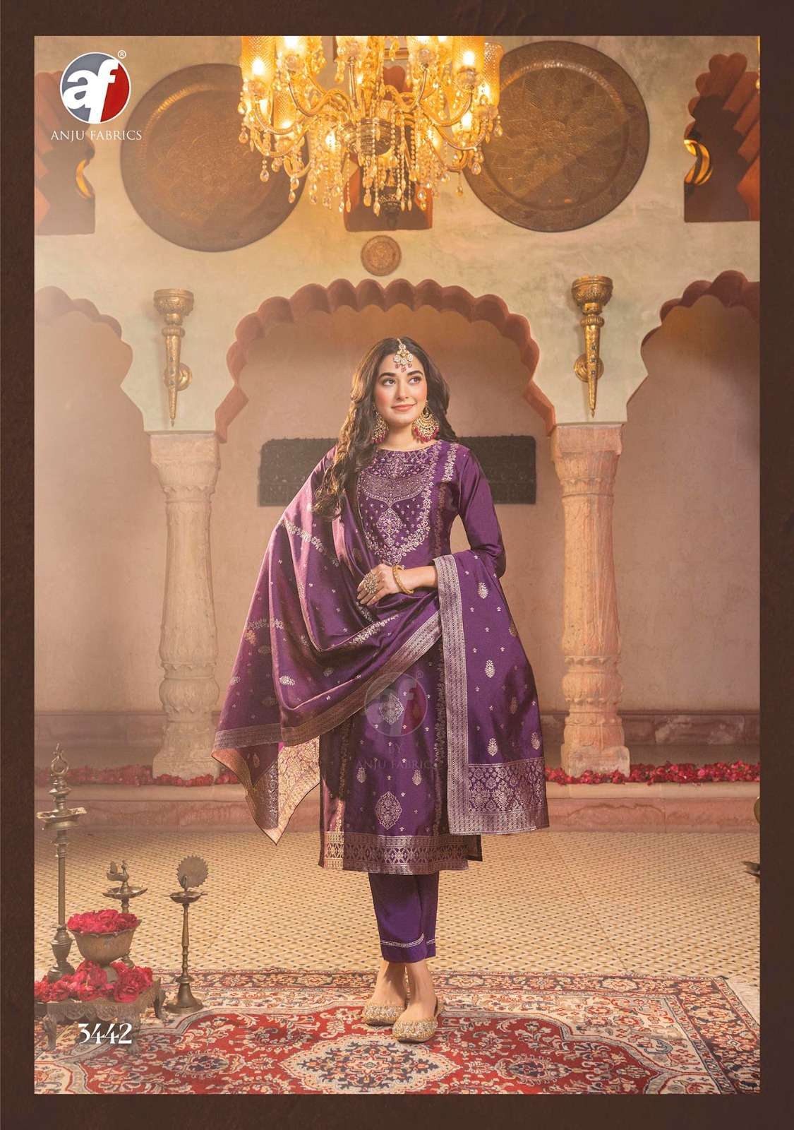SILK AFFAIR VOL-3 BY ANJU FABRICS BANARASI SILK WITH JACQUARD DUPATTA 