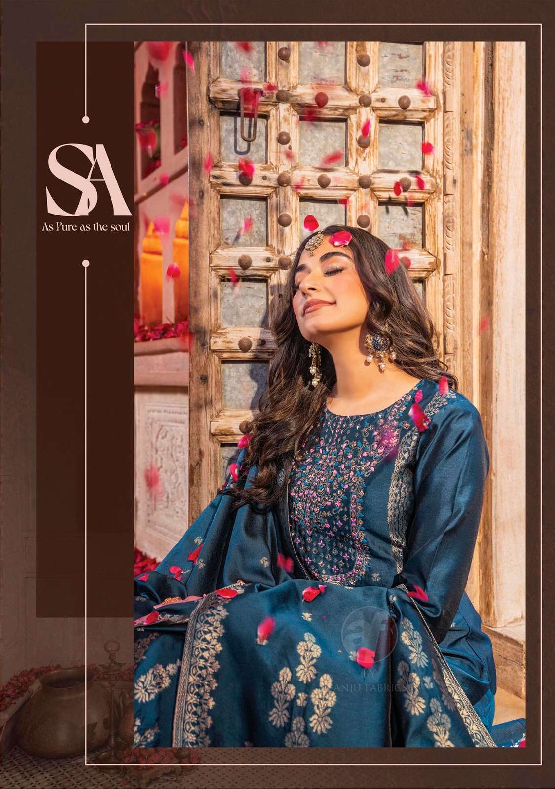 SILK AFFAIR VOL-3 BY ANJU FABRICS BANARASI SILK WITH JACQUARD DUPATTA 