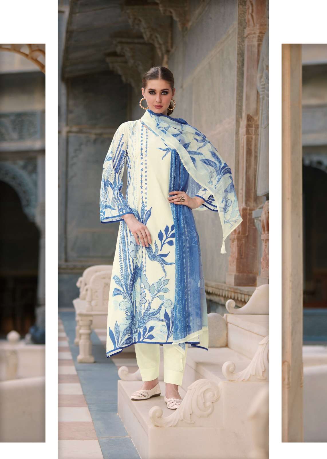 SPLENDOR BY SADHANA FASHION PURE COTTON & FANCY KHATLI WORK WITH DIGITAL PRINT 