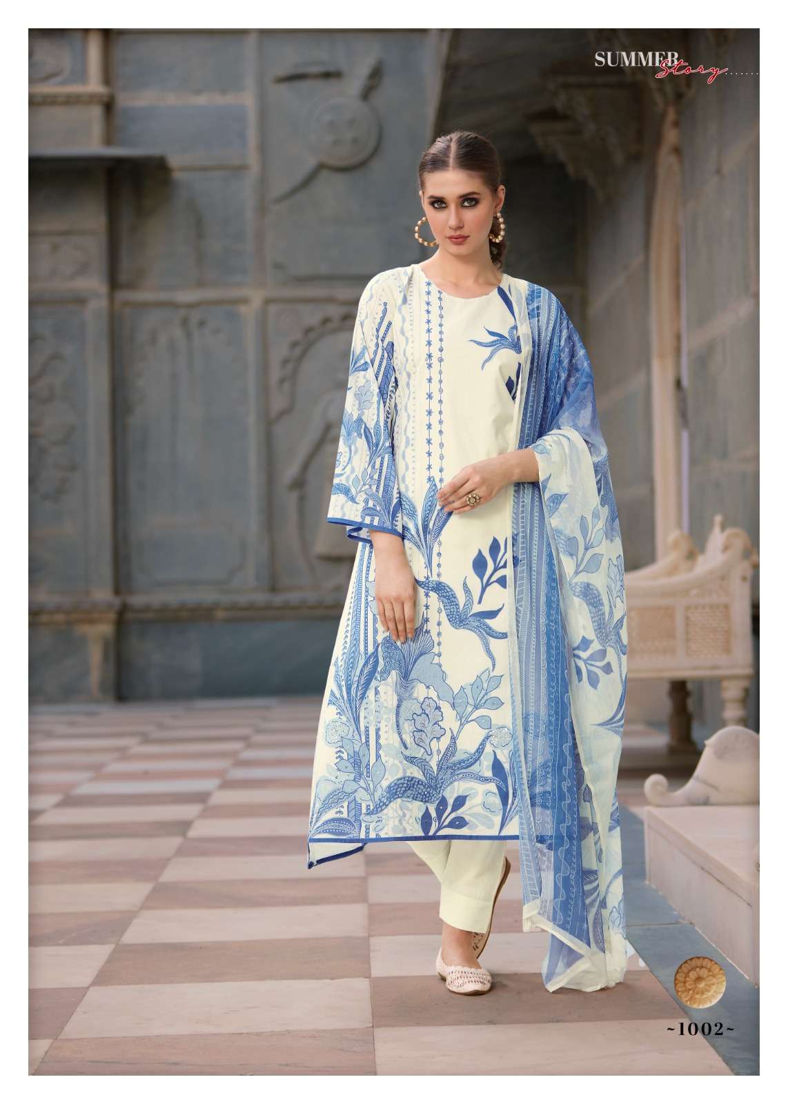 SPLENDOR BY SADHANA FASHION PURE COTTON & FANCY KHATLI WORK WITH DIGITAL PRINT 