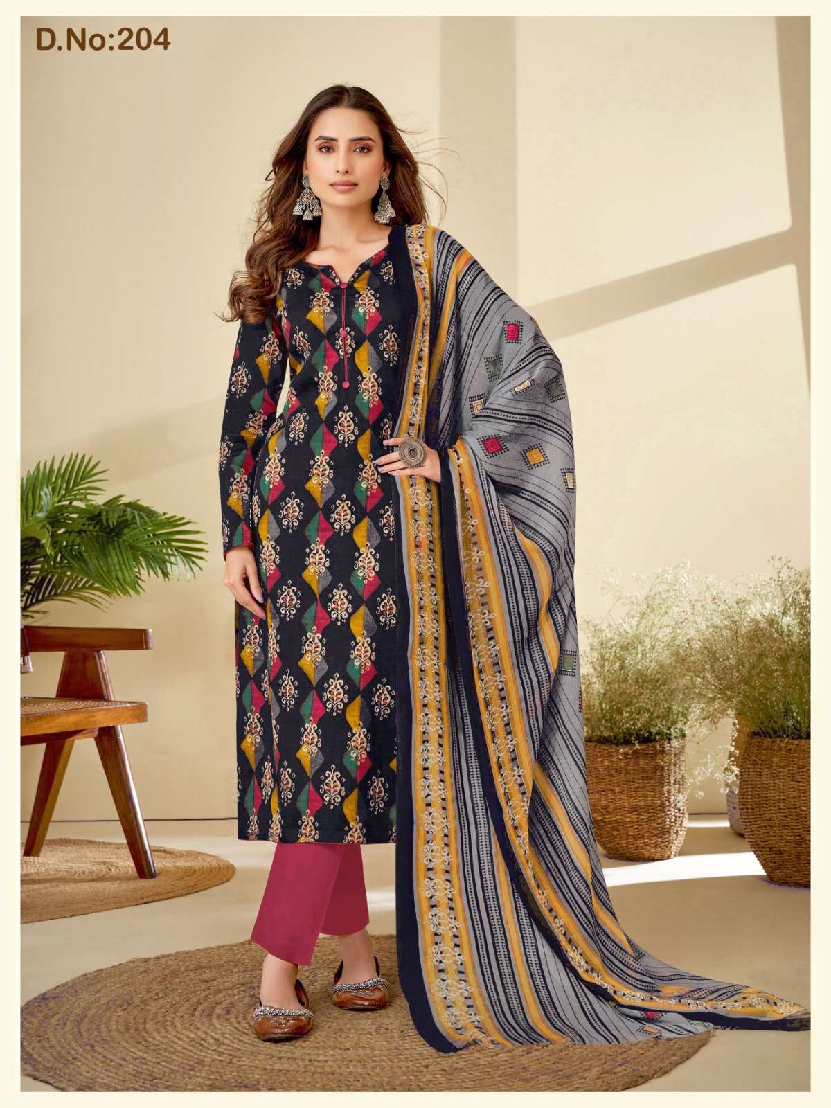 TRENDY COTTON READYMADE PANT VOL-2 BY KCF COTTON PRINTED WITH COTTON ASTAR 