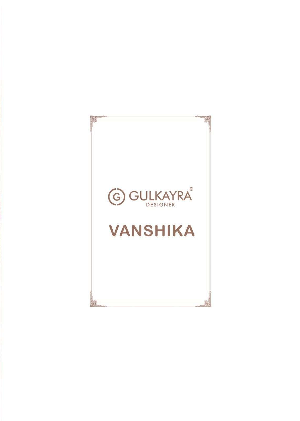 VANSHIKA BY GULKAYRA DESIGNER REAL CHINON DIGITAL PRINT WITH EMBROIDERY WORK 
