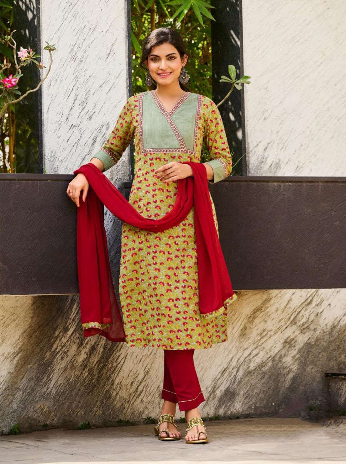 VN-06 BY 100 ML PURE COTTON 3 PCS SET WITH EMBROIDERY 