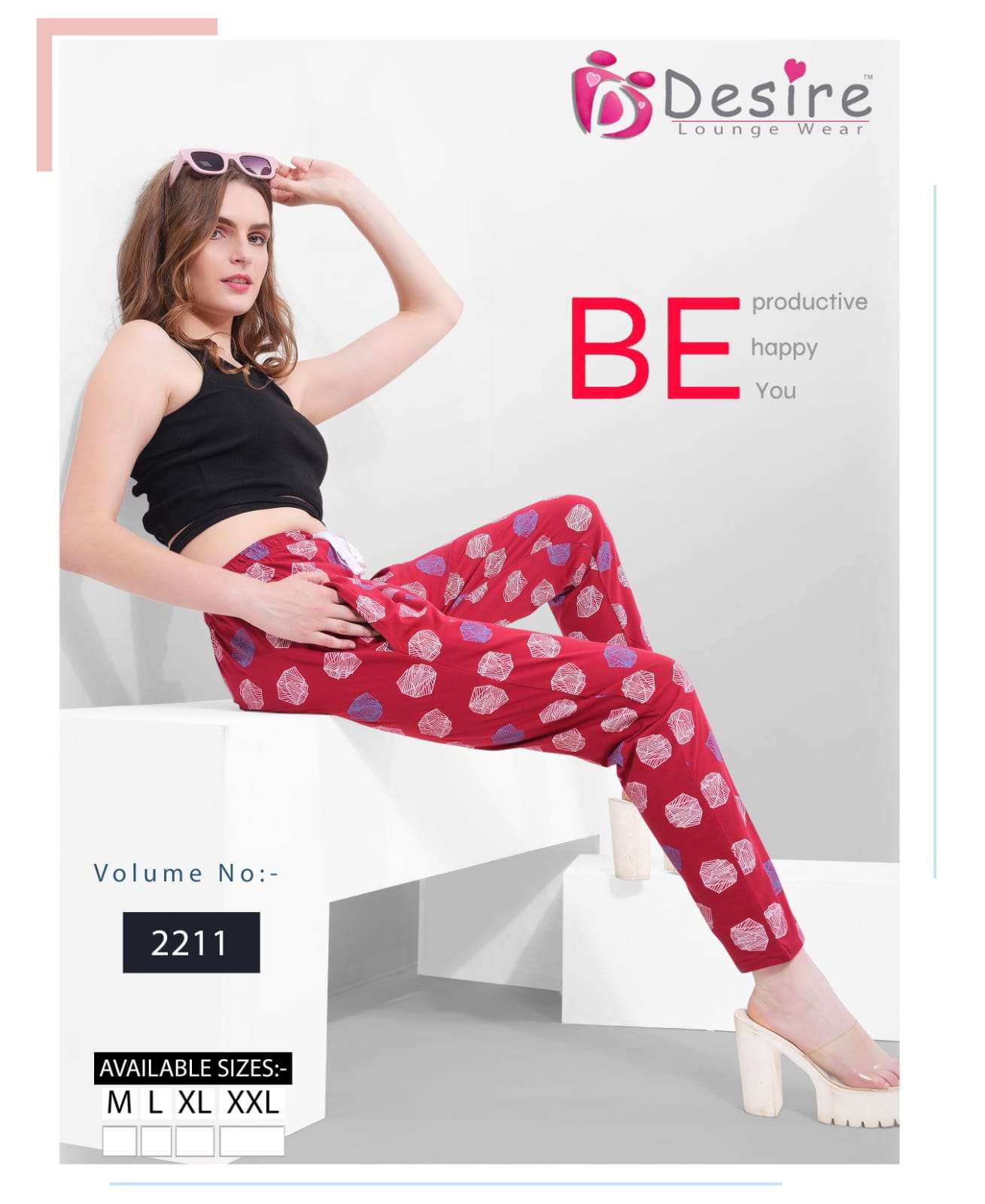 WOMEN BODY FIT CASUAL STYLE PRINTED PYJAMAS