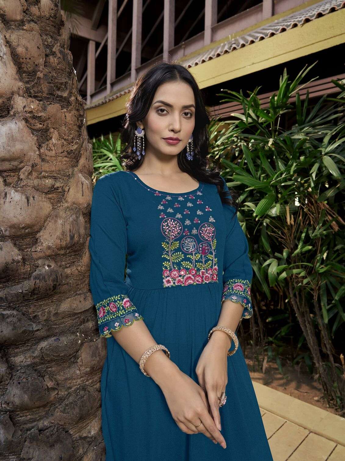 ZOYA VOL-2 BY KARISSA RAYON WITH LIVA TAG A LINE GHERA KURTI 