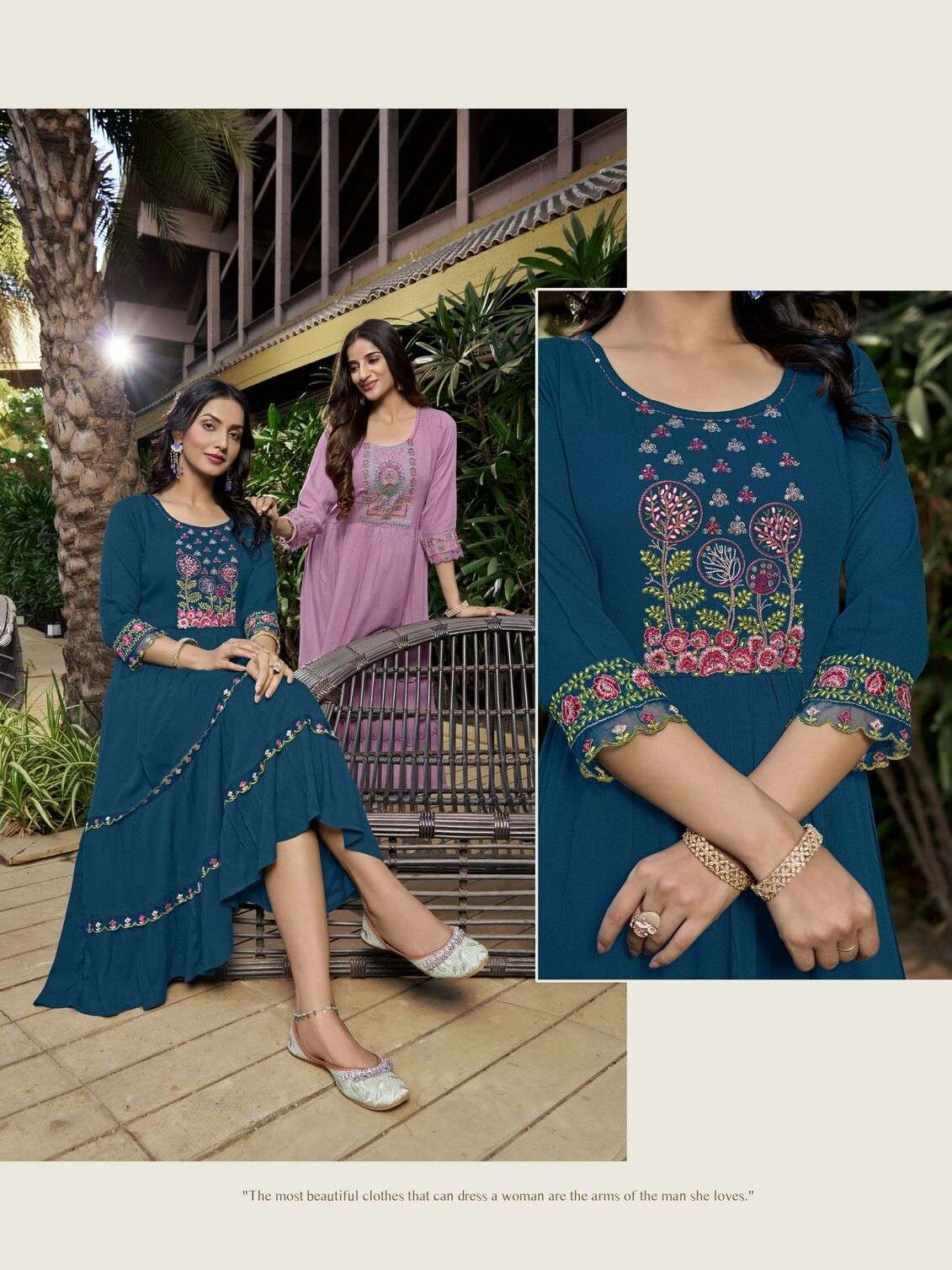 ZOYA VOL-2 BY KARISSA RAYON WITH LIVA TAG A LINE GHERA KURTI 