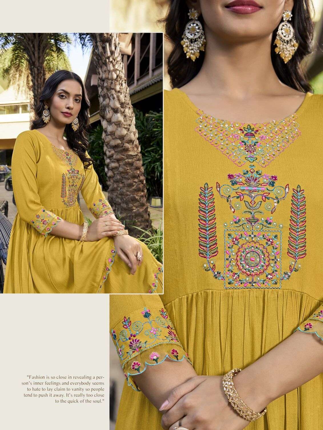 ZOYA VOL-2 BY KARISSA RAYON WITH LIVA TAG A LINE GHERA KURTI 