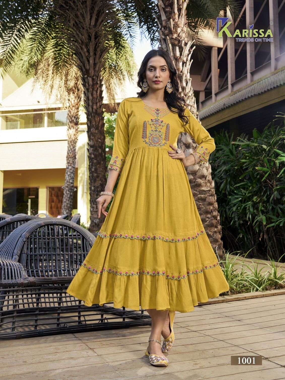 ZOYA VOL-2 BY KARISSA RAYON WITH LIVA TAG A LINE GHERA KURTI 