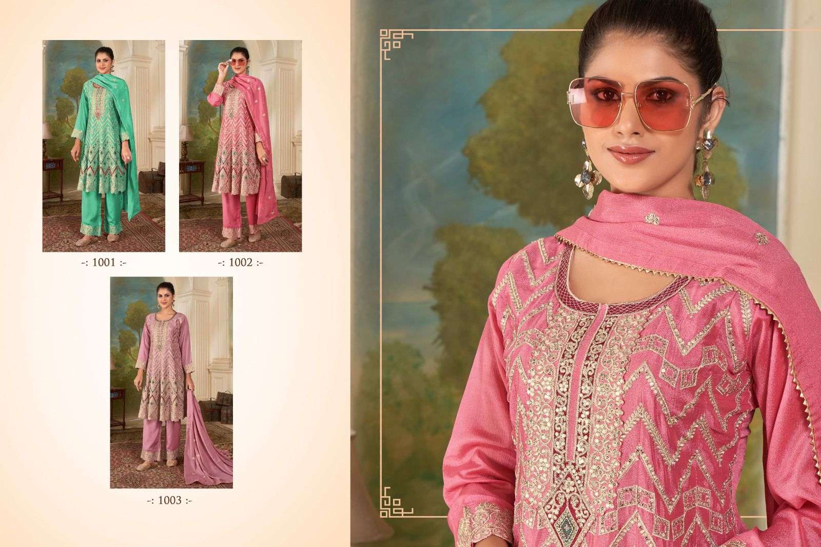 ZUBEDA LAUNCHED NEW CATALOG MAYURI HEAVY DESIGNER STICHED SUITS 