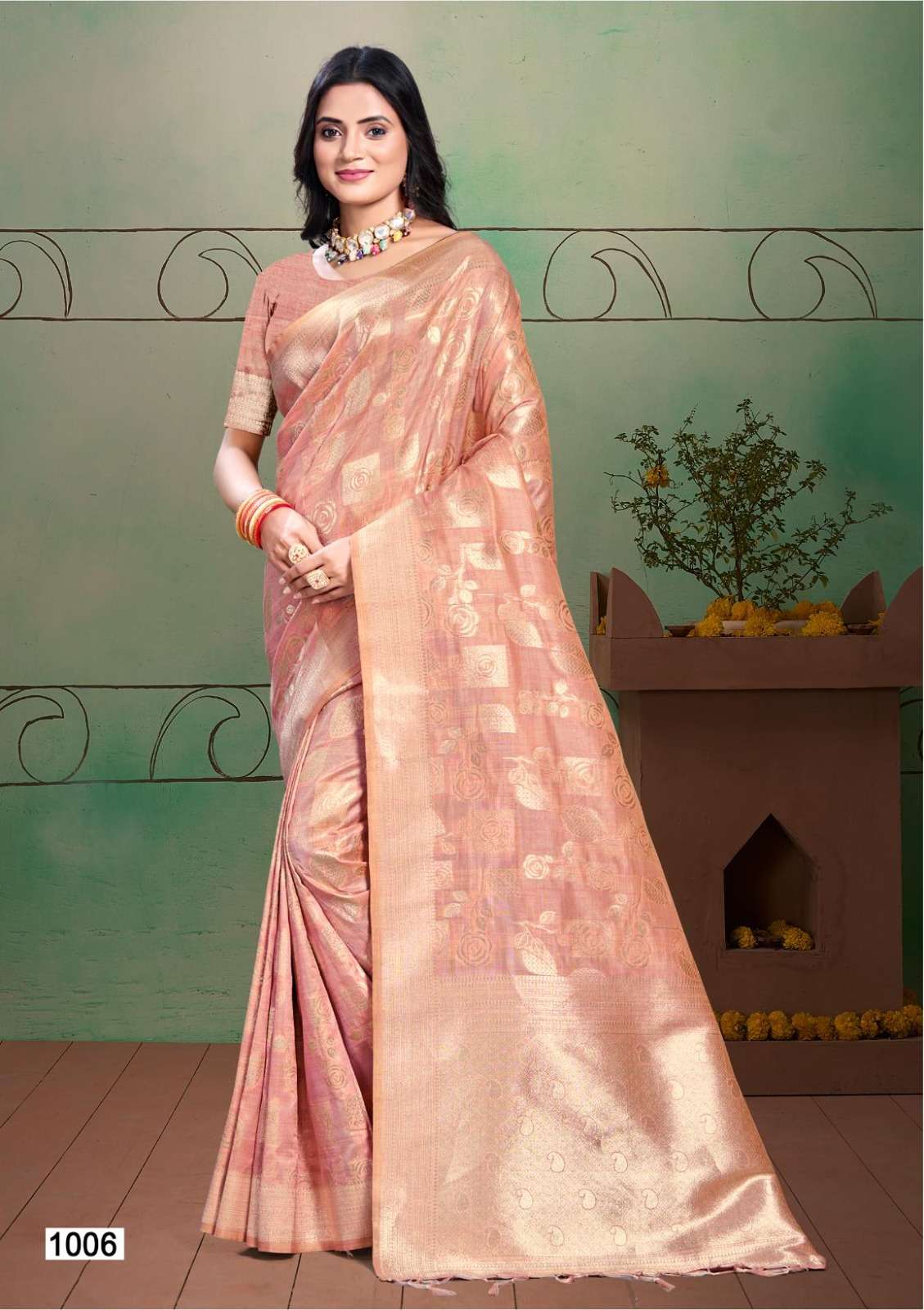 ANUBHUTI SILK VOL-03 BY BUNAWAT COTTON SILK SHINING DESIGN SAREES 