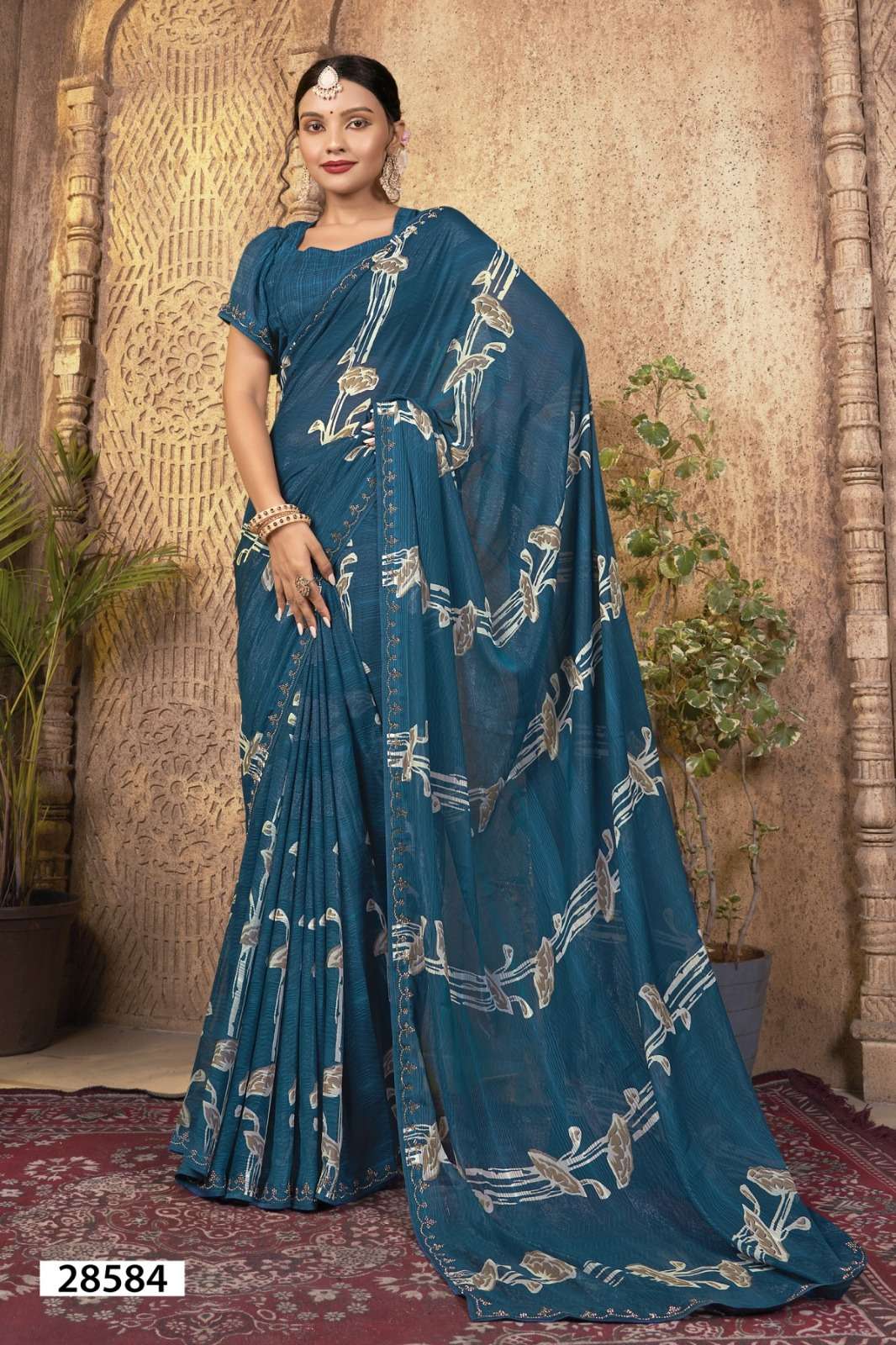 AYAANA BY VALLABHI GEORGETTE PRINTED SAREE COLLECTION 