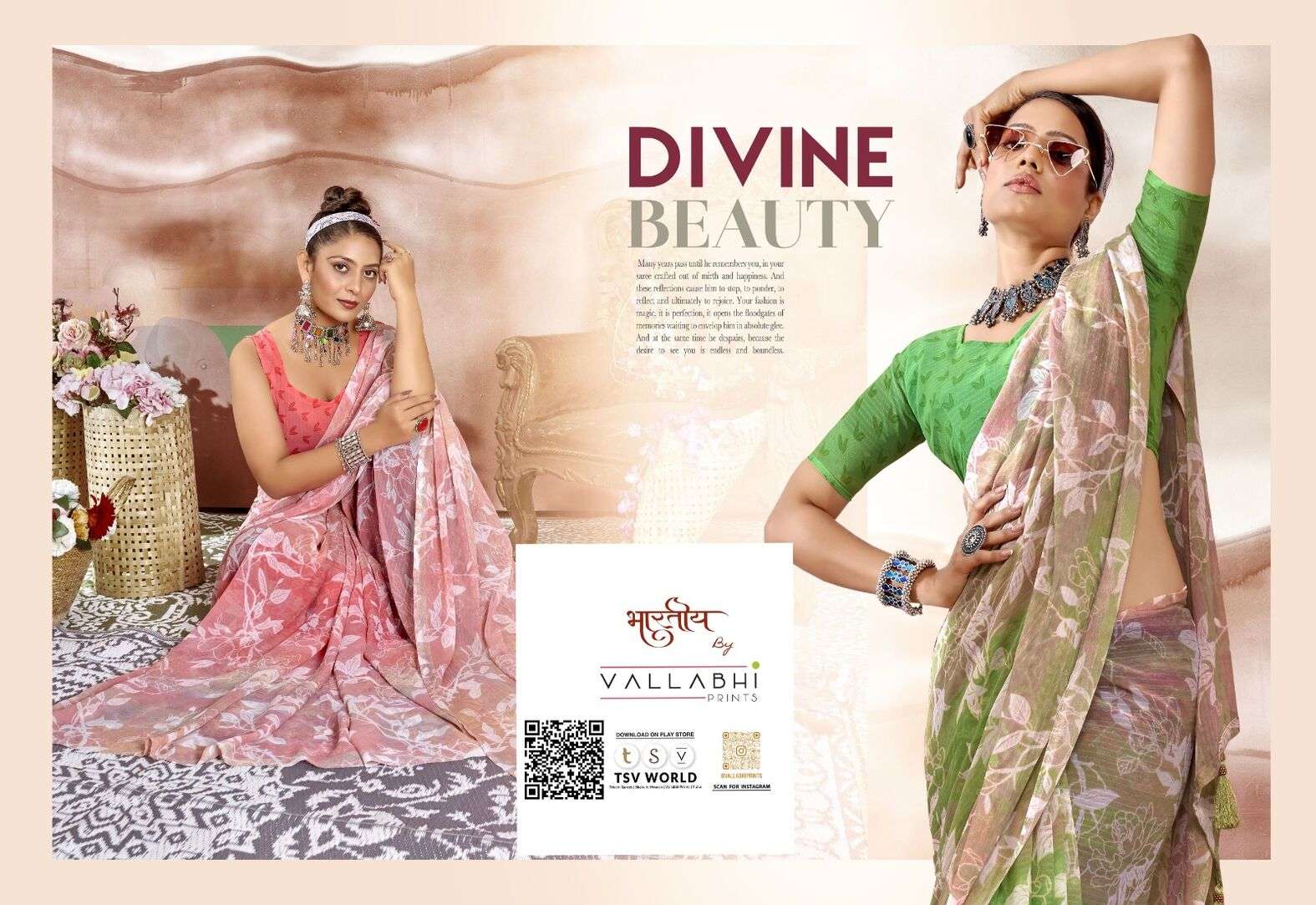 BRAHMAPUTRA BY VALLABHI GEORGETTE FABRIC REGULAR WEAR PRINTED SAREES 