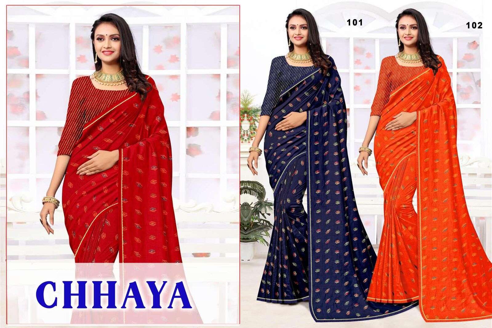 CHHAYA BY TEXOFAB ZOMATO FABRIC STYLISH PRINTED SAREES 
