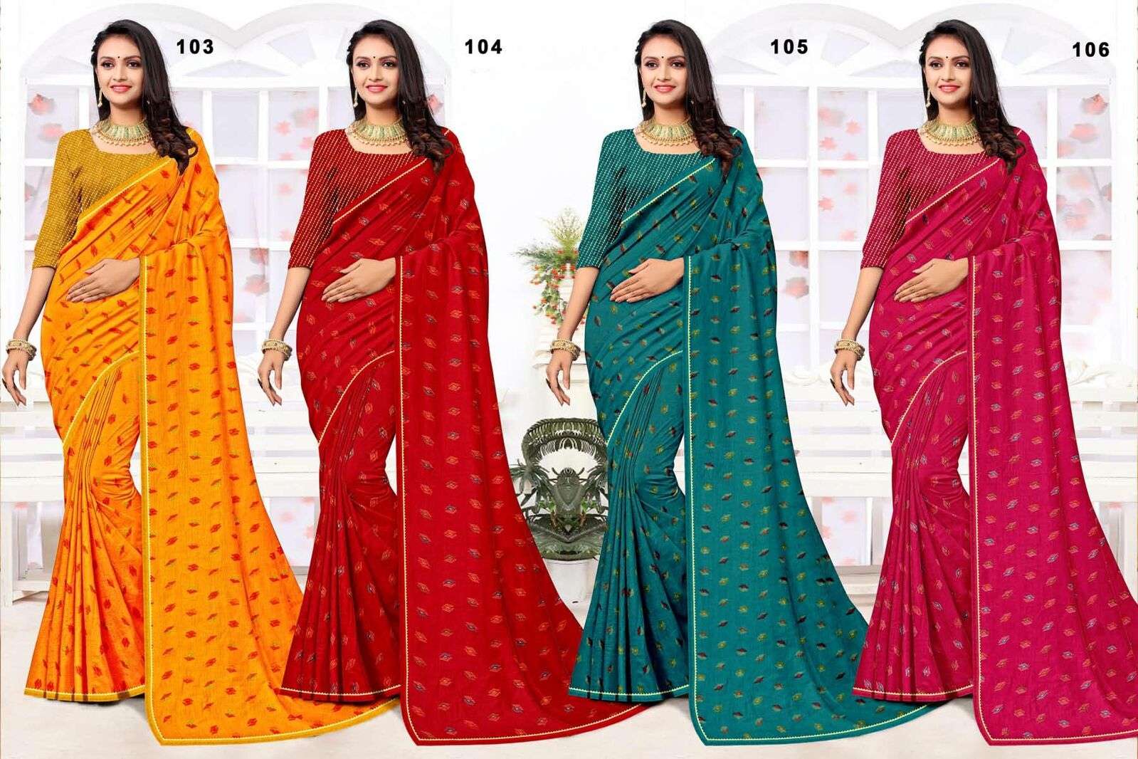 CHHAYA BY TEXOFAB ZOMATO FABRIC STYLISH PRINTED SAREES 