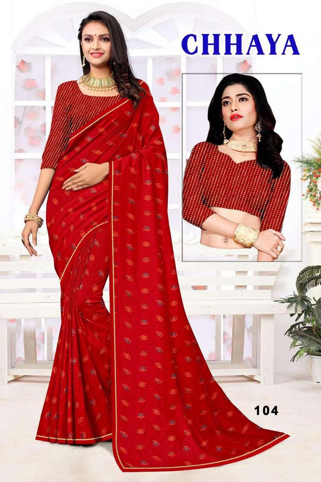 CHHAYA BY TEXOFAB ZOMATO FABRIC STYLISH PRINTED SAREES 