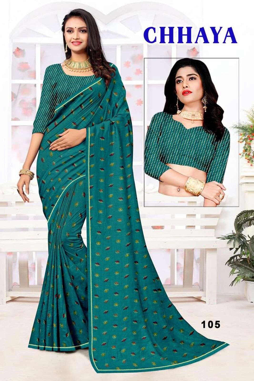CHHAYA BY TEXOFAB ZOMATO FABRIC STYLISH PRINTED SAREES 
