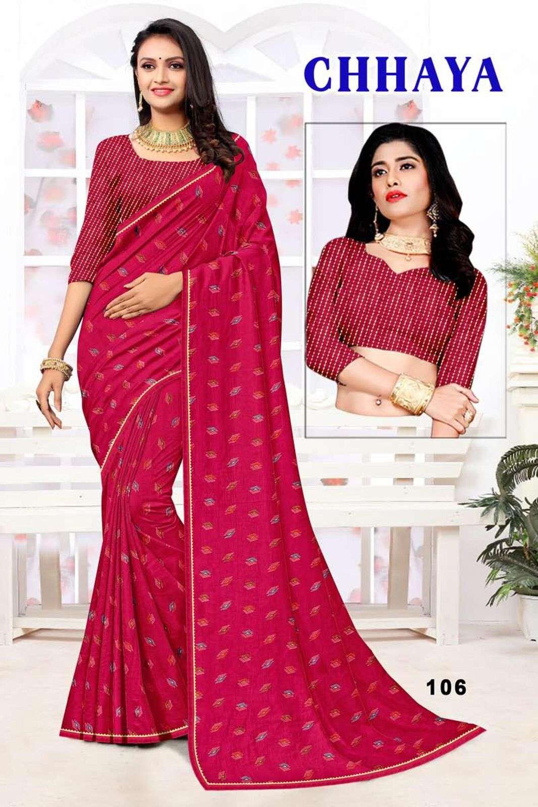 CHHAYA BY TEXOFAB ZOMATO FABRIC STYLISH PRINTED SAREES 