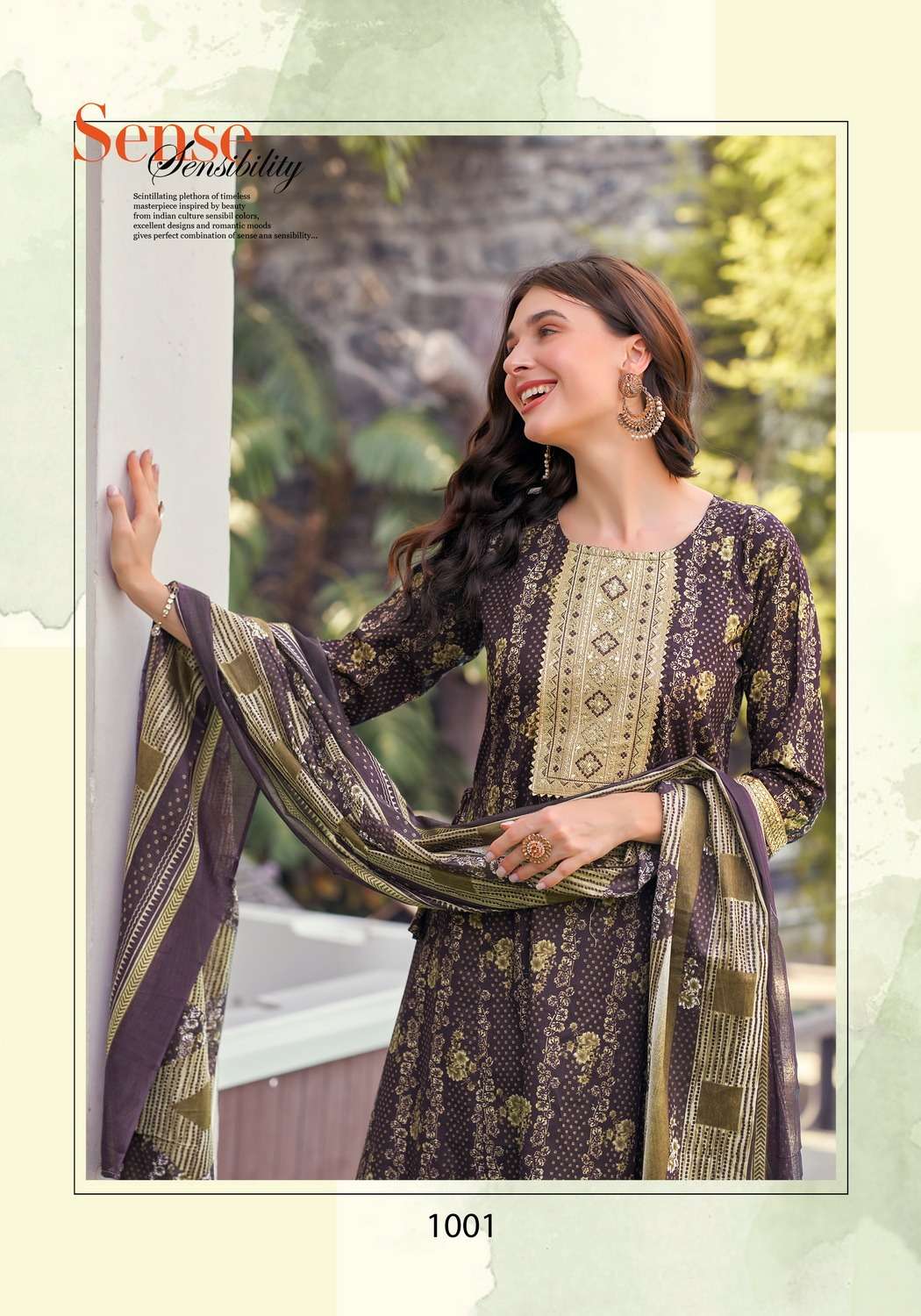 COTTON PLUS VOL-1 BY VANISKA FANCY EMBROIDERY WORK GOWN STYLE KURTI PANT WITH DUPATTA 