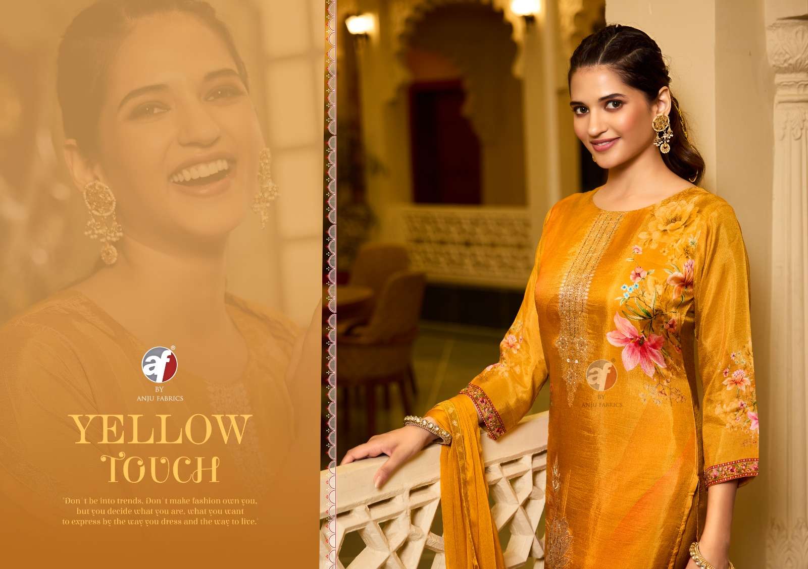 DASTOOR VOL-6 BY ANJU FABRICS PURE DOLA JACQUARD KURTI PANT WITH DUPATTA 