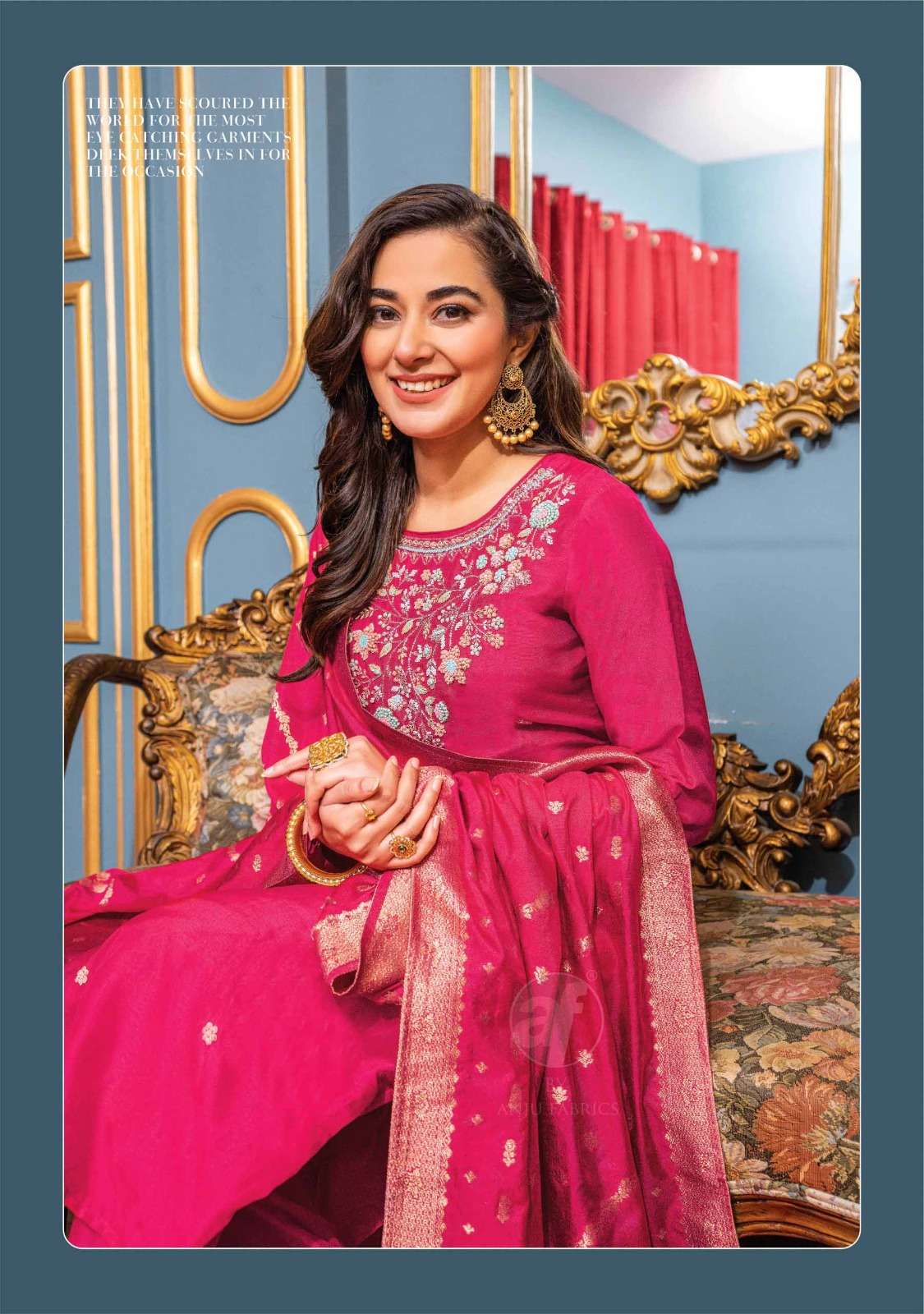 GHUNGHAT VOL-10 DESIGN NO- 3536 BY ANJU FABRICS PURE DOLA SILK KURTI PANT WITH JACQUARD DUPATTA 