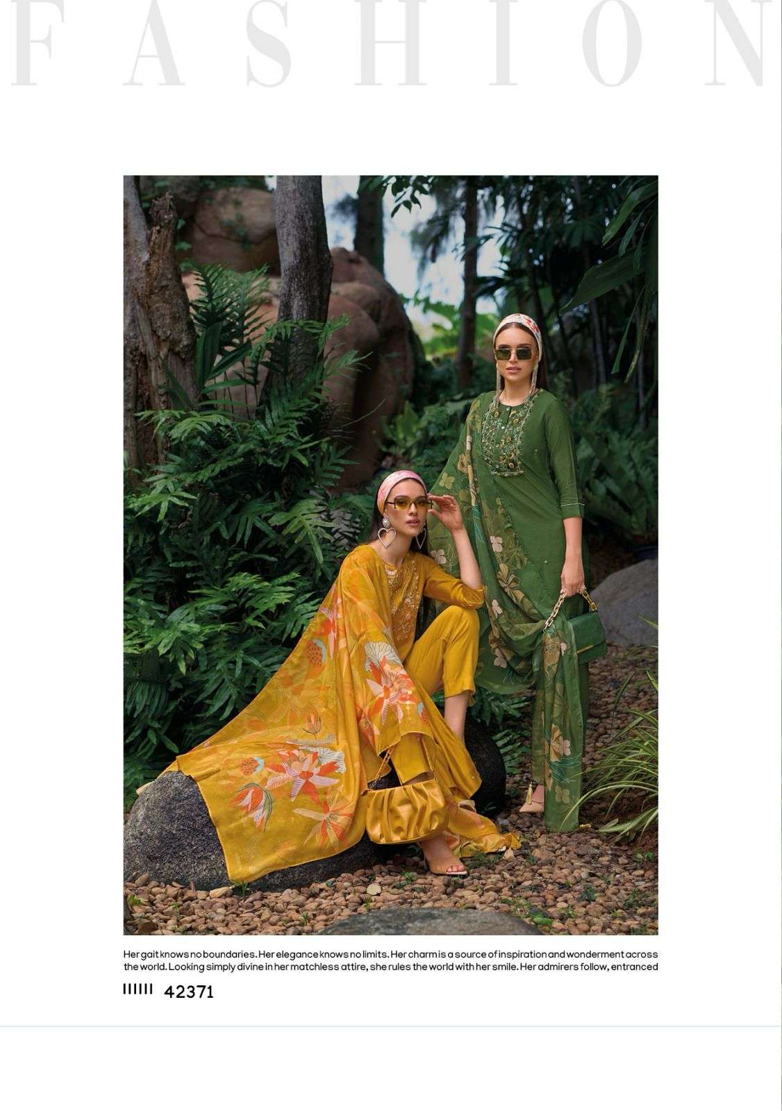 HUMSAFAR BY KAILEE FASHION PURE VISCOSE ACCESSORY WORK KURTI PANT WITH DUPATTA 