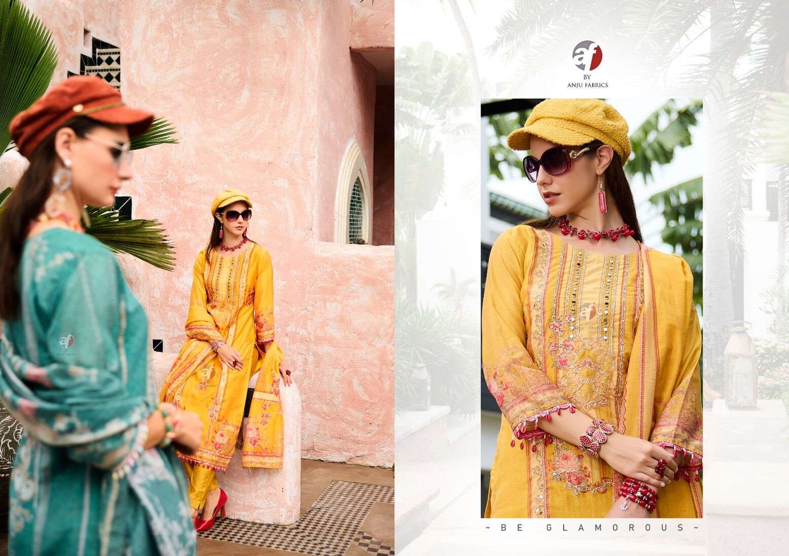 INAYAT BY ANJU FABRICS TISSUE SHIMMER DIGITAL PRINT PURE HANDWORK BEAUTIFUL SHELL KURTI PANT WITH DUPATTA 