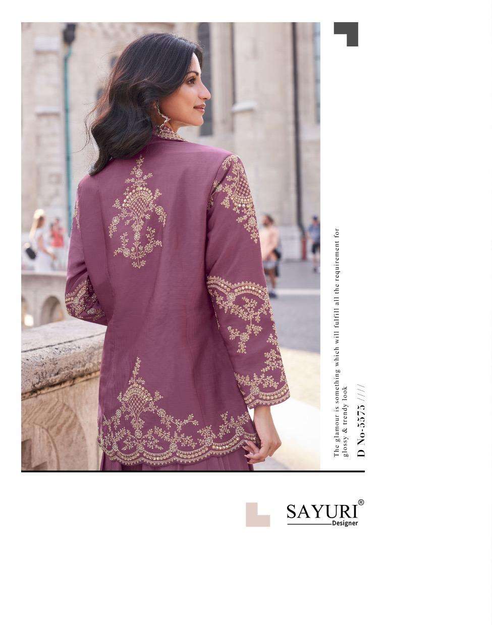 JANNAT BY SAYURI DESIGNER REAL PREMIUM SILK HEAVY EMBROIDERY PARTY WEAR CROP TOP PLAZZO WITH DUPATTA 