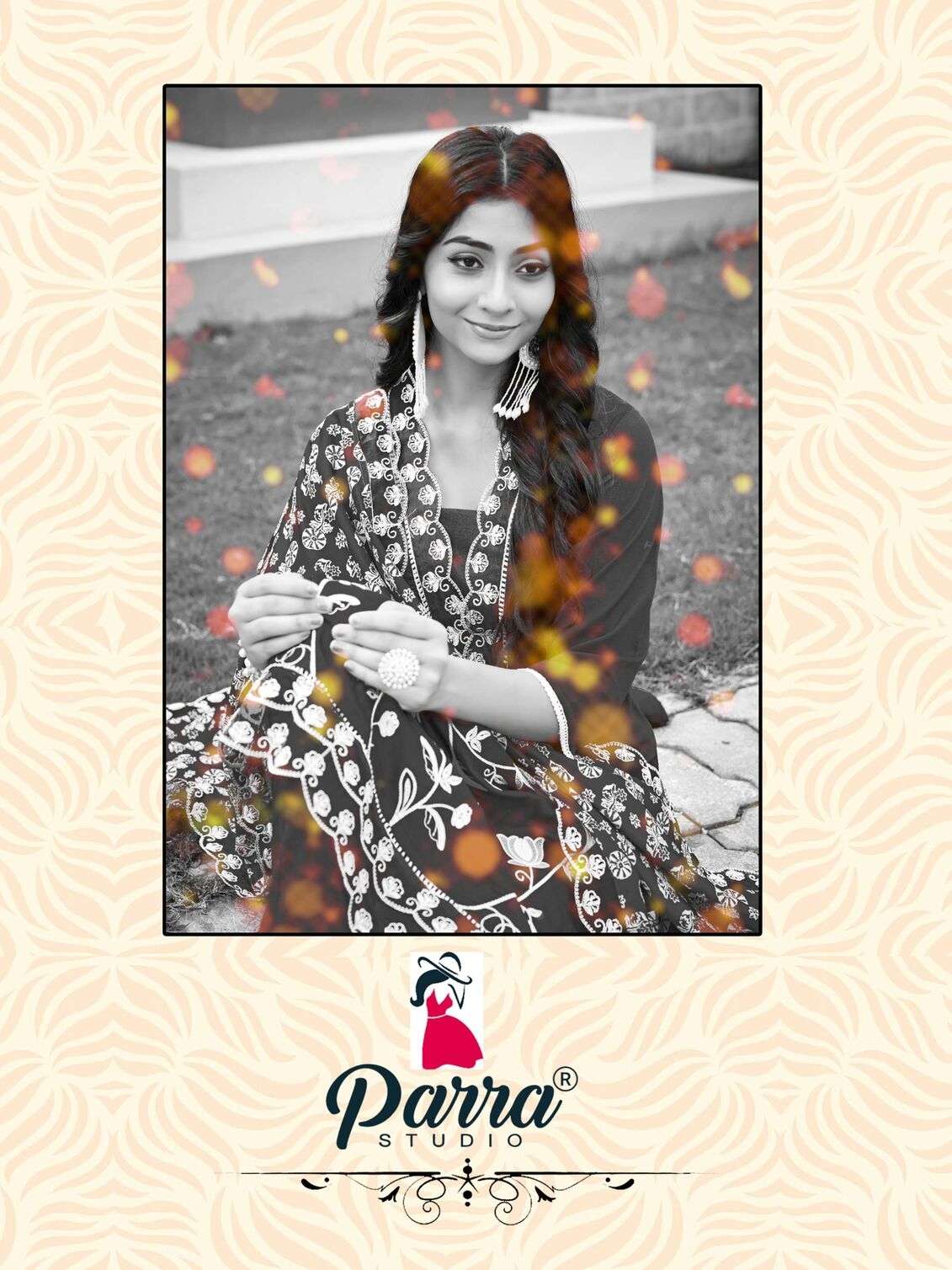 KAJAL BY PARRA STUDIO 3 PCS PARAMPARA SILK WITH INNER & EMBROIDERY CODDING WORK 