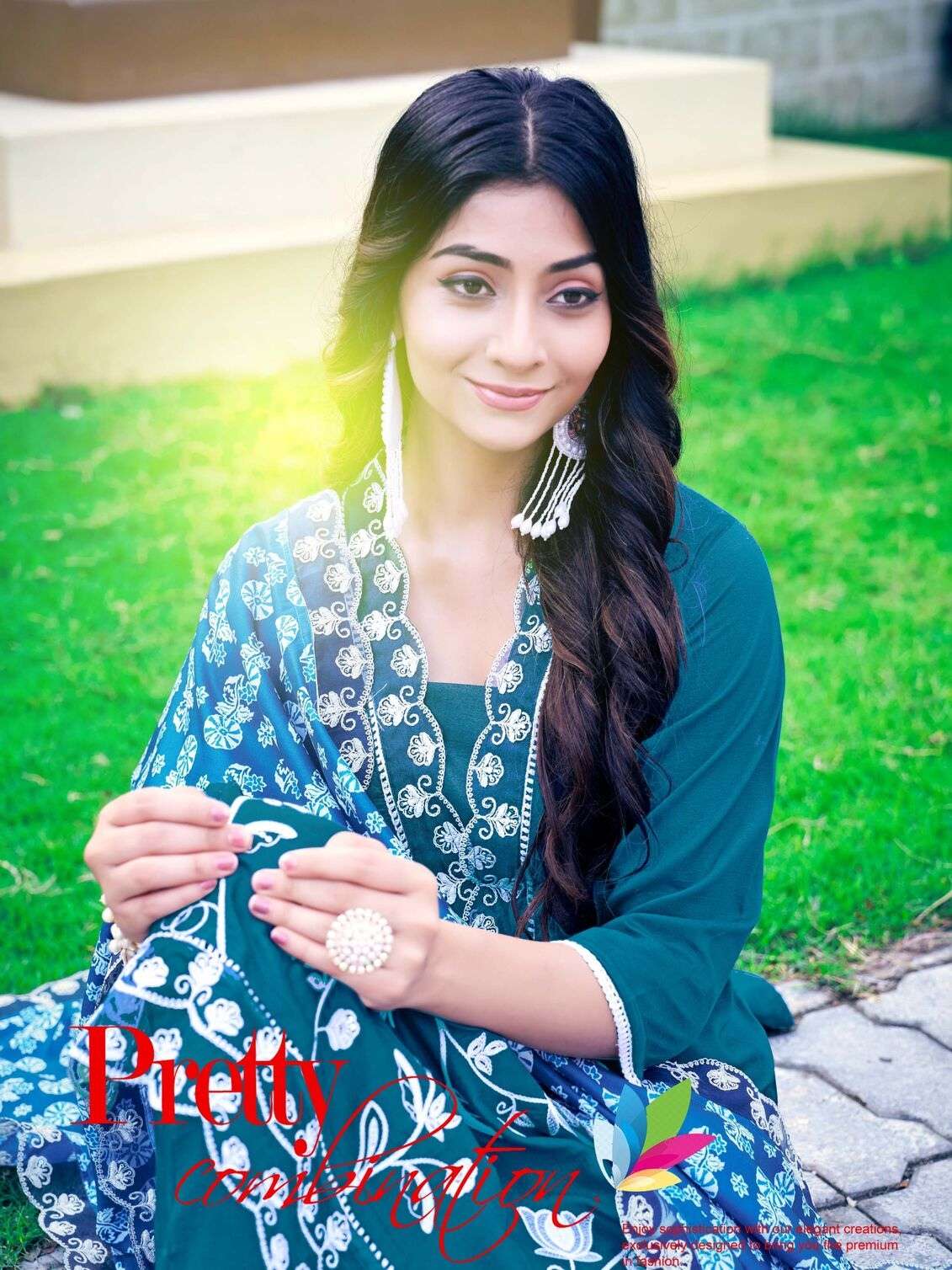 KAJAL BY PARRA STUDIO 3 PCS PARAMPARA SILK WITH INNER & EMBROIDERY CODDING WORK 