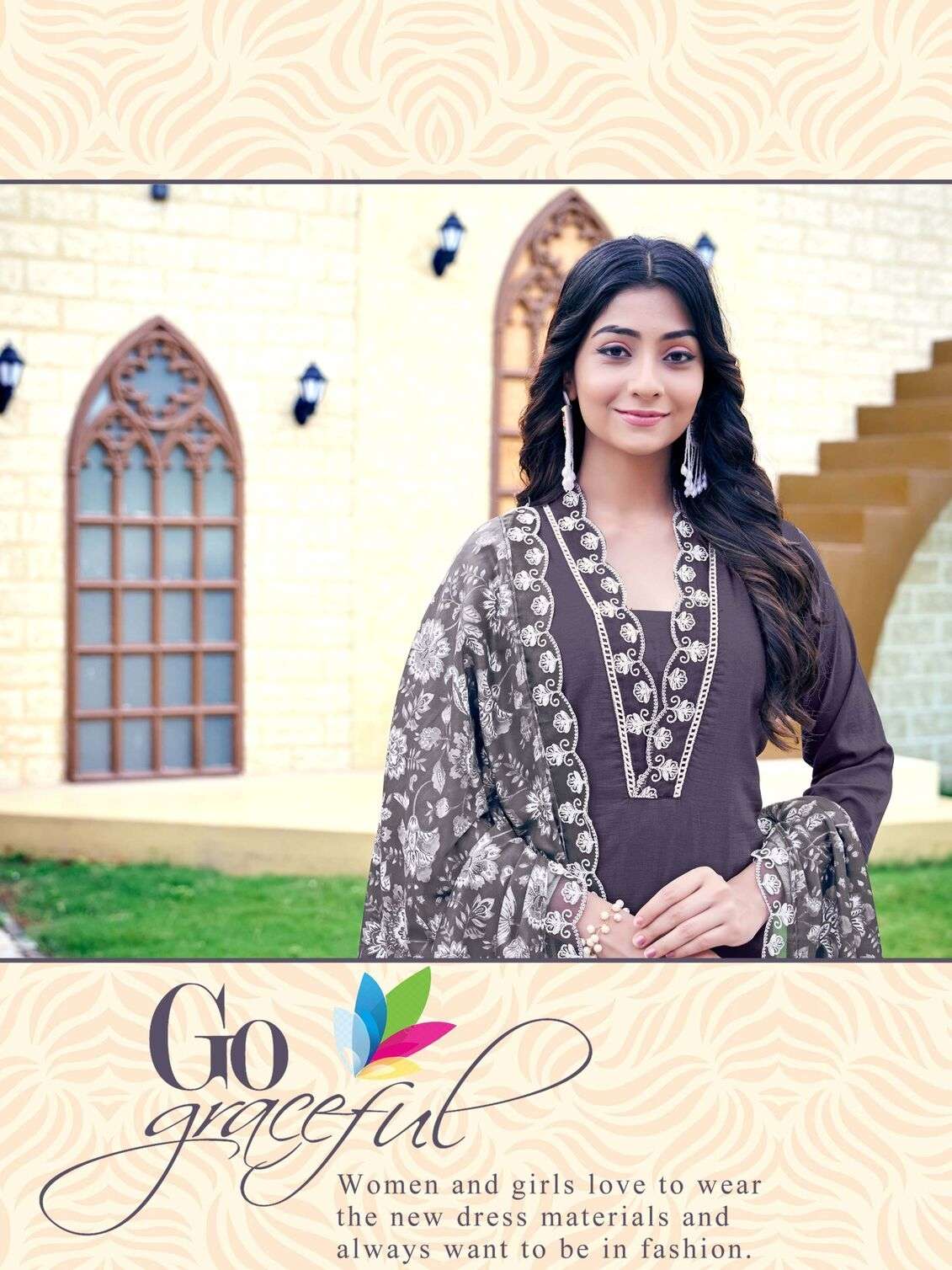 KAJAL BY PARRA STUDIO 3 PCS PARAMPARA SILK WITH INNER & EMBROIDERY CODDING WORK 