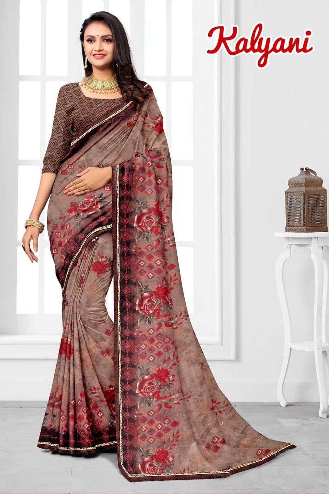 KALYANI BY TEXOFAB SEMI WEIGHTLESS CASUAL WEAR PRINTED SAREES