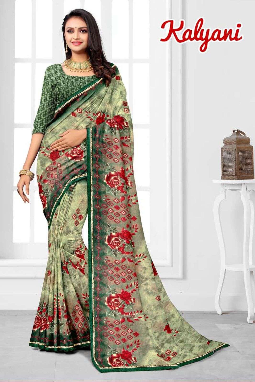 KALYANI BY TEXOFAB SEMI WEIGHTLESS CASUAL WEAR PRINTED SAREES