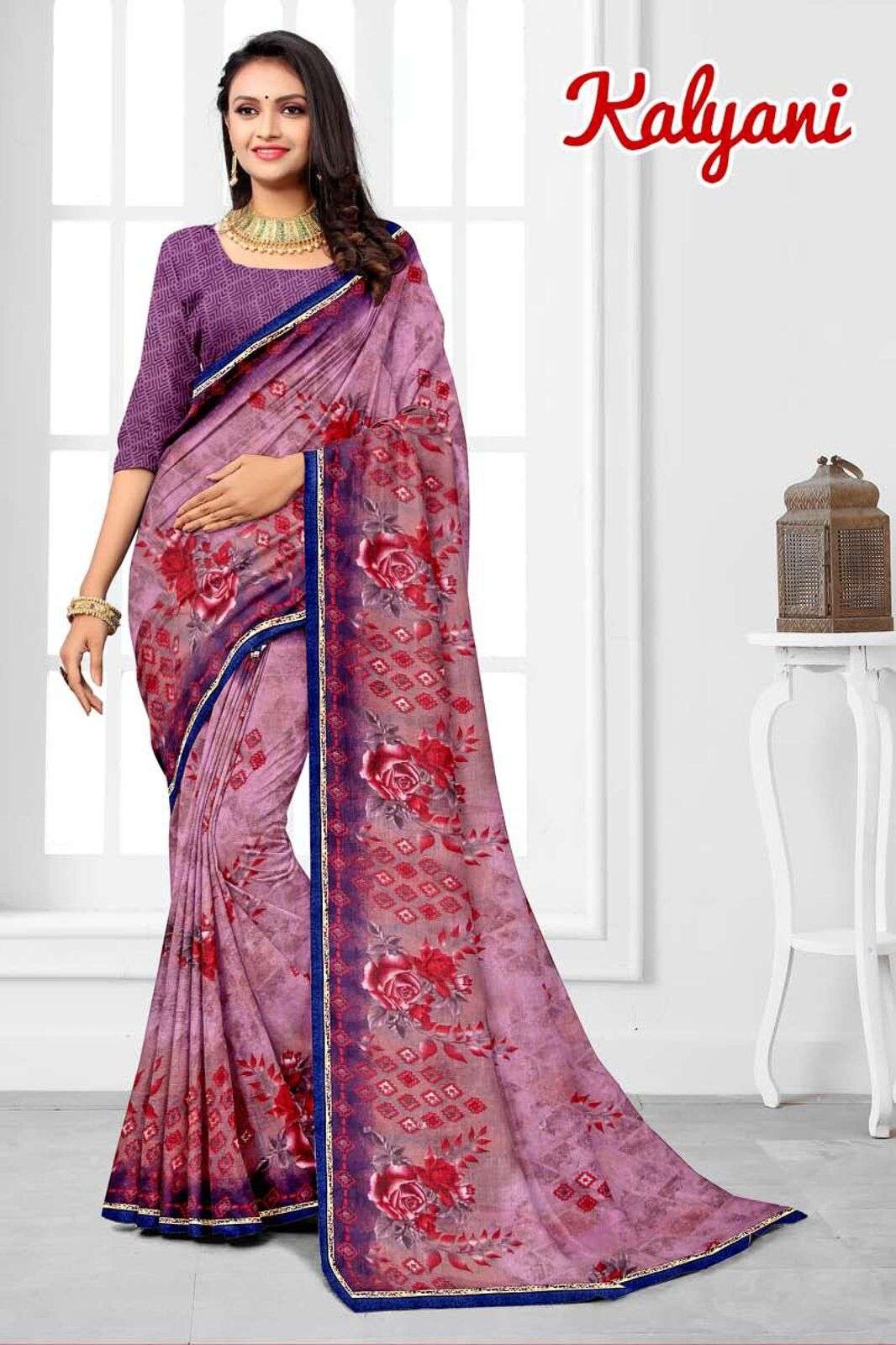 KALYANI BY TEXOFAB SEMI WEIGHTLESS CASUAL WEAR PRINTED SAREES