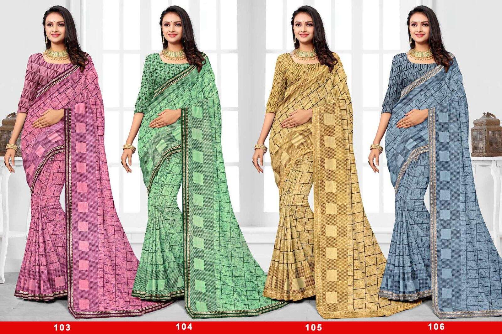 KARISHMA BY TEXOFAB CASUAL WEAR RANIAL FABRIC PRINTED SAREES